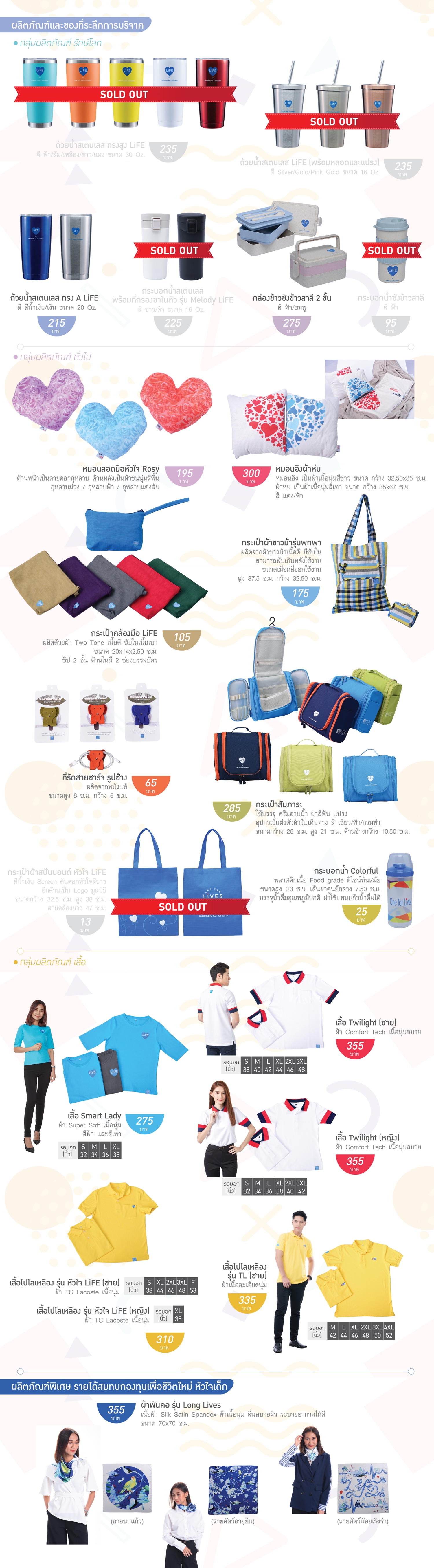 ผลิตภัณฑ์และของที่ระลึก